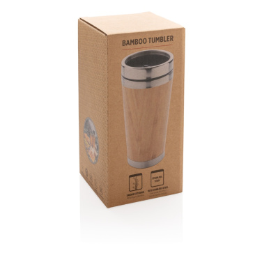 Logo trade promotional item photo of: Bamboo tumbler