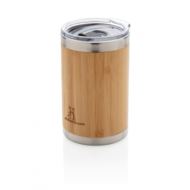 Logotrade promotional gift picture of: Bamboo coffee to go tumbler
