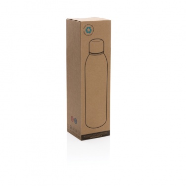 Logo trade promotional gift photo of: RCS Recycled stainless steel vacuum bottle 500ML