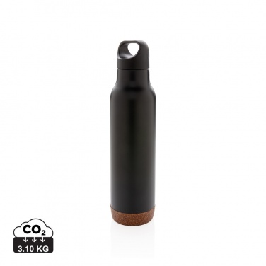 Logo trade promotional merchandise photo of: Cork leakproof vacuum flask