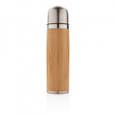 Logotrade promotional items photo of: Bamboo vacuum travel flask