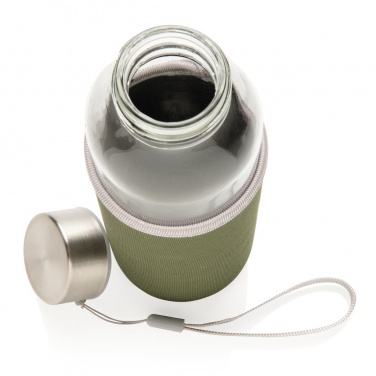 Logo trade promotional gifts image of: Glass bottle with neoprene sleeve