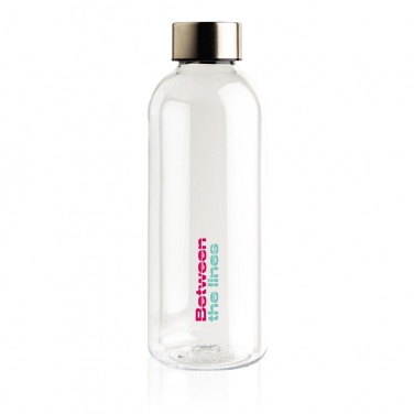Logo trade promotional gifts picture of: Leakproof water bottle with metallic lid