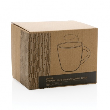 Logotrade promotional merchandise picture of: Ceramic mug with coloured inner 300ml