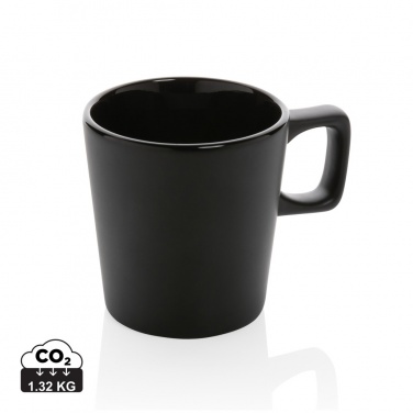 Logo trade promotional gift photo of: Ceramic modern coffee mug 300ml