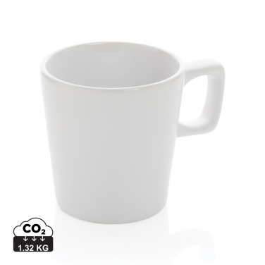 Logo trade corporate gifts image of: Ceramic modern coffee mug 300ml