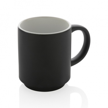 Logo trade advertising products image of: Ceramic stackable mug 180ml