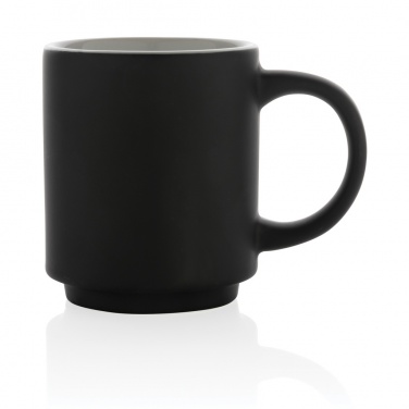 Logo trade promotional products image of: Ceramic stackable mug 180ml