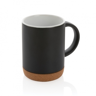 Logo trade promotional merchandise image of: Ceramic mug with cork base 280ml