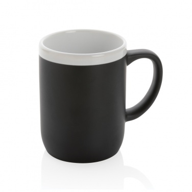Logo trade advertising products picture of: Ceramic mug with white rim 300ml
