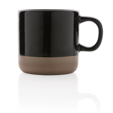 Logo trade promotional products image of: Glazed ceramic mug 360ml