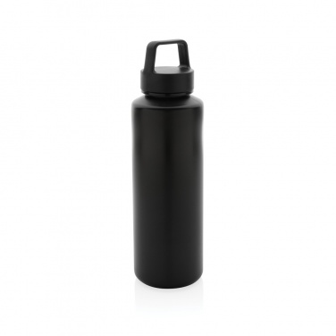 Logo trade advertising product photo of: RCS certified recycled PP water bottle with handle