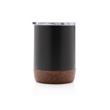 Logotrade corporate gift image of: RCS Re-steel cork small vacuum coffee mug