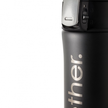 Logo trade advertising products picture of: RCS Recycled stainless steel easy lock vacuum mug