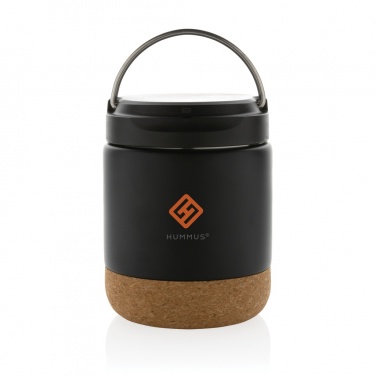 Logo trade promotional products image of: Savory RCS certified recycled stainless steel foodflask