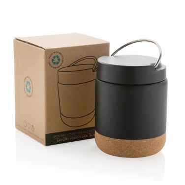 Logotrade business gift image of: Savory RCS certified recycled stainless steel foodflask