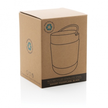 Logo trade promotional items picture of: Savory RCS certified recycled stainless steel foodflask