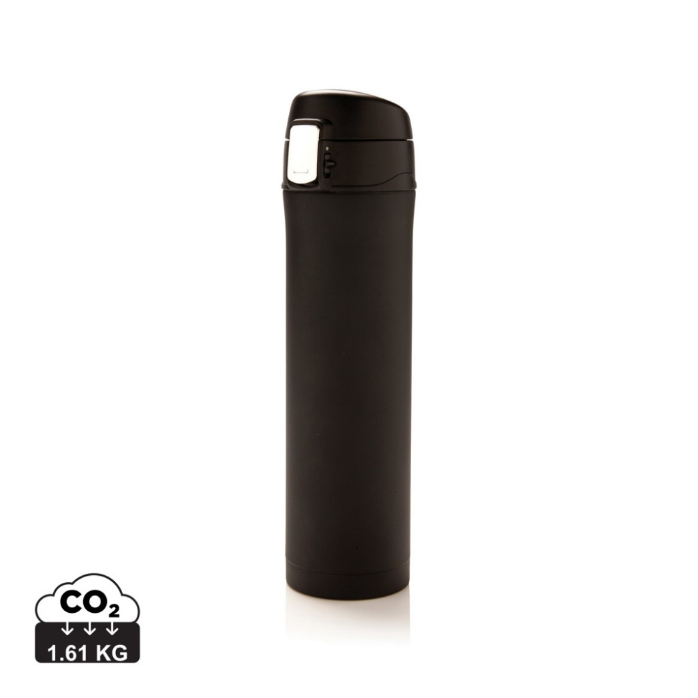 Logotrade promotional product image of: RCS Re-steel easy lock vacuum flask