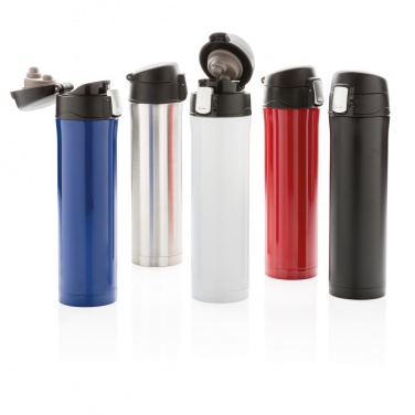 Logo trade promotional merchandise picture of: RCS Re-steel easy lock vacuum flask