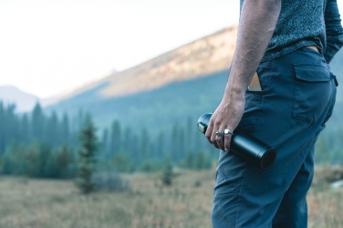 Logo trade corporate gifts picture of: RCS Re-steel easy lock vacuum flask