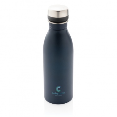 Logotrade promotional merchandise picture of: RCS Recycled stainless steel deluxe water bottle