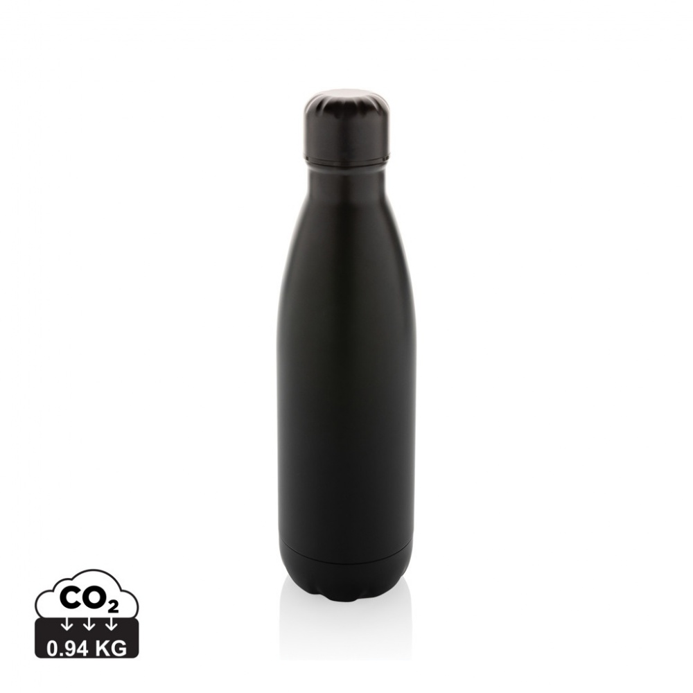 Logo trade promotional items image of: Eureka RCS certified re-steel single wall water bottle