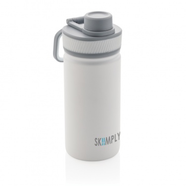 Logotrade promotional gift picture of: Vacuum stainless steel bottle with sports lid 550ml