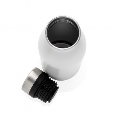 Logo trade promotional giveaways image of: Deluxe stainless steel water bottle