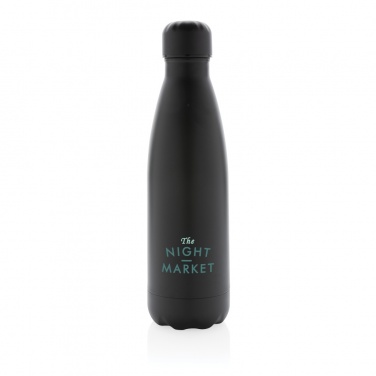 Logo trade corporate gift photo of: Solid colour vacuum stainless steel bottle 500 ml