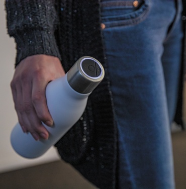 Logo trade promotional products picture of: UV-C steriliser vacuum stainless steel bottle