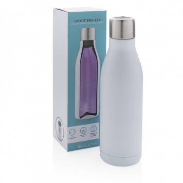 Logotrade promotional product picture of: UV-C steriliser vacuum stainless steel bottle