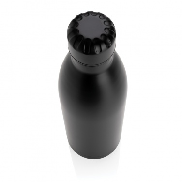 Logo trade promotional giveaways image of: Solid colour vacuum stainless steel bottle 750ml
