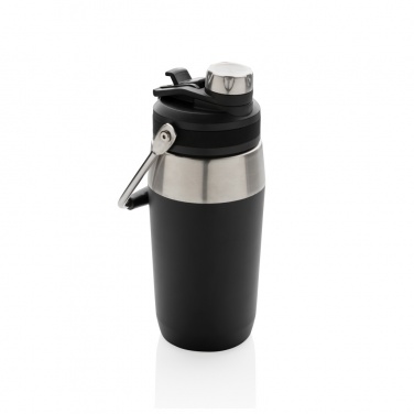 Logo trade promotional merchandise photo of: Vacuum stainless steel dual function lid bottle 500ml