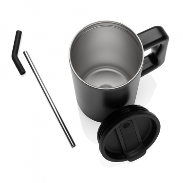 Logotrade promotional product picture of: Cube RCS certified recycled steel mug 800ml