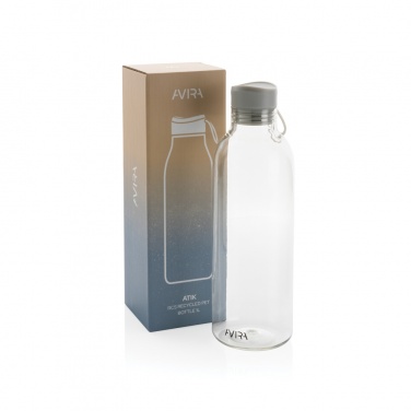 Logo trade promotional gifts image of: Avira Atik RCS Recycled PET bottle 1L
