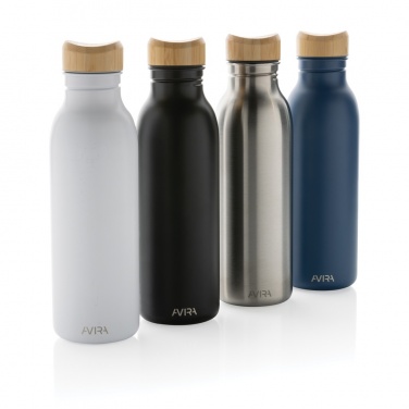 Logo trade corporate gift photo of: Avira Alcor RCS Re-steel single wall water bottle 600 ML