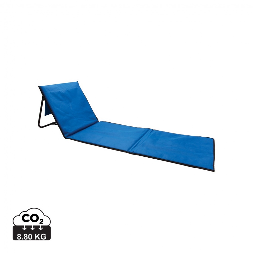 Logo trade advertising products image of: Foldable beach lounge chair