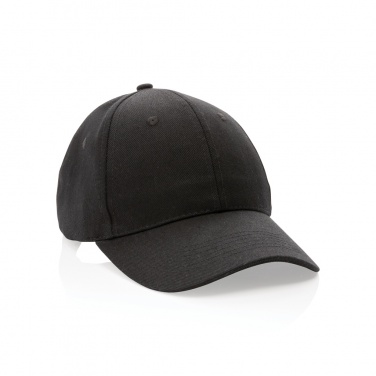 Logo trade promotional giveaway photo of: Impact 6 panel 280gr Recycled cotton cap with AWARE™ tracer