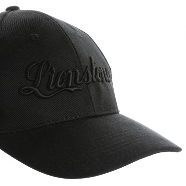 Logo trade corporate gift photo of: Impact 6 panel 280gr Recycled cotton cap with AWARE™ tracer
