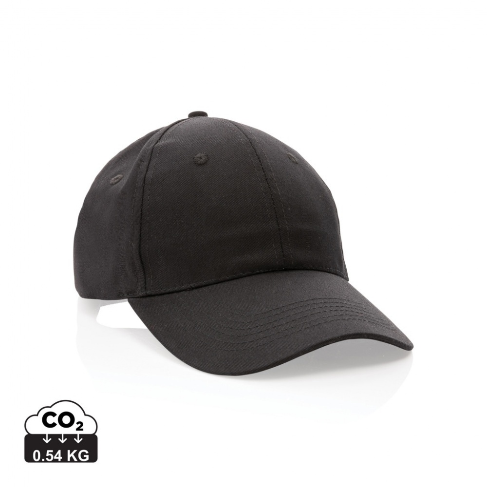 Logotrade promotional products photo of: Impact 6 panel 190gr Recycled cotton cap with AWARE™ tracer