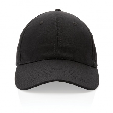 Logo trade promotional giveaway photo of: Impact 6 panel 190gr Recycled cotton cap with AWARE™ tracer
