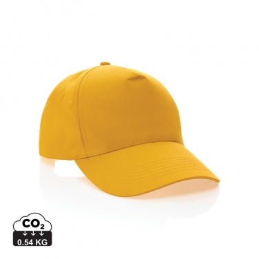 Logo trade promotional product photo of: Impact 5 panel 190gr Recycled cotton cap with AWARE™ tracer