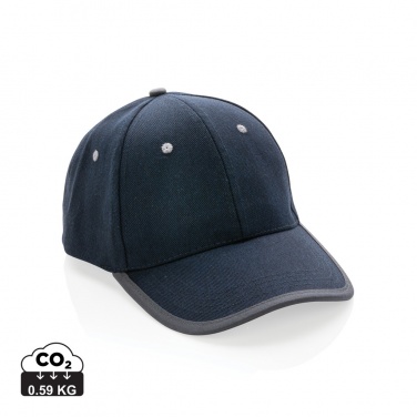 Logo trade promotional items picture of: Impact AWARE™ Brushed rcotton 6 panel contrast cap 280gr