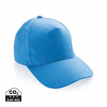 Logotrade promotional merchandise picture of: Impact 5panel 280gr Recycled cotton cap with AWARE™ tracer