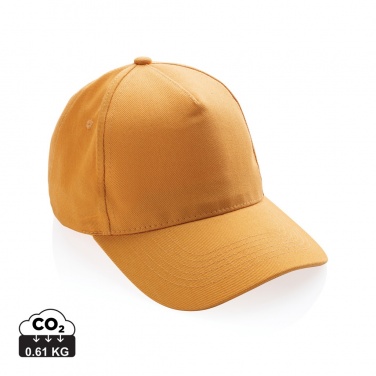 Logo trade promotional giveaway photo of: Impact 5panel 280gr Recycled cotton cap with AWARE™ tracer