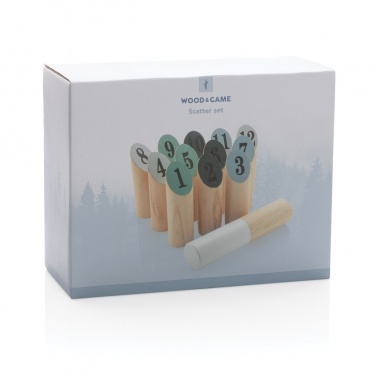 Logo trade advertising products picture of: Wooden scatter set