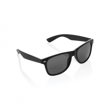 Logo trade promotional merchandise photo of: GRS recycled PC plastic sunglasses