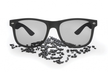 Logotrade promotional gift picture of: GRS recycled PC plastic sunglasses