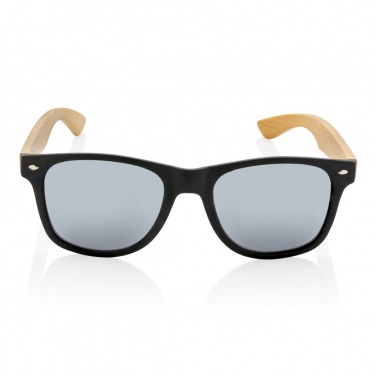 Logo trade promotional products picture of: Bamboo and RCS recycled plastic sunglasses