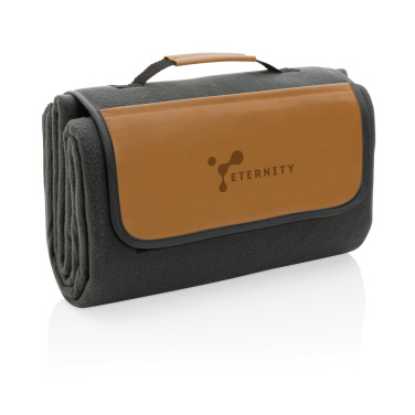 Logotrade corporate gift picture of: Impact AWARE™ RPET picnic blanket with PU cover